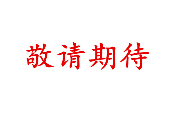 敬请期待