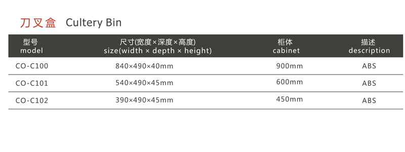 600柜刀叉盘
